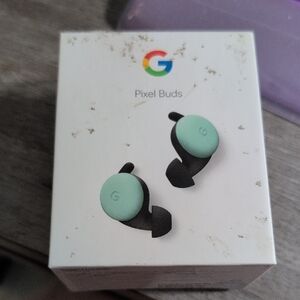 Google Pixel Buds - Mint and Black
